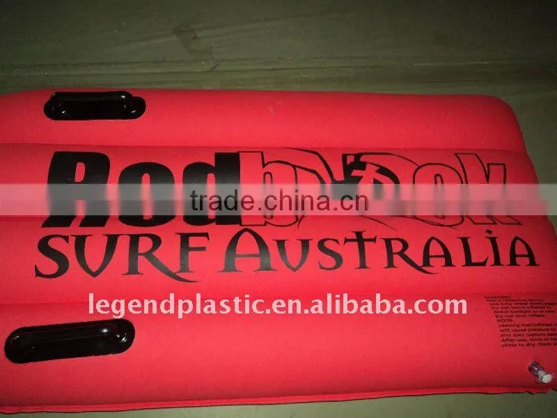 pvc inflatable water surfboard float