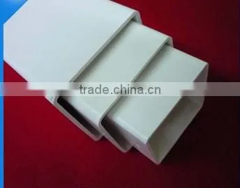 square pvc plastic pipe factory , customized processing of plastic parts