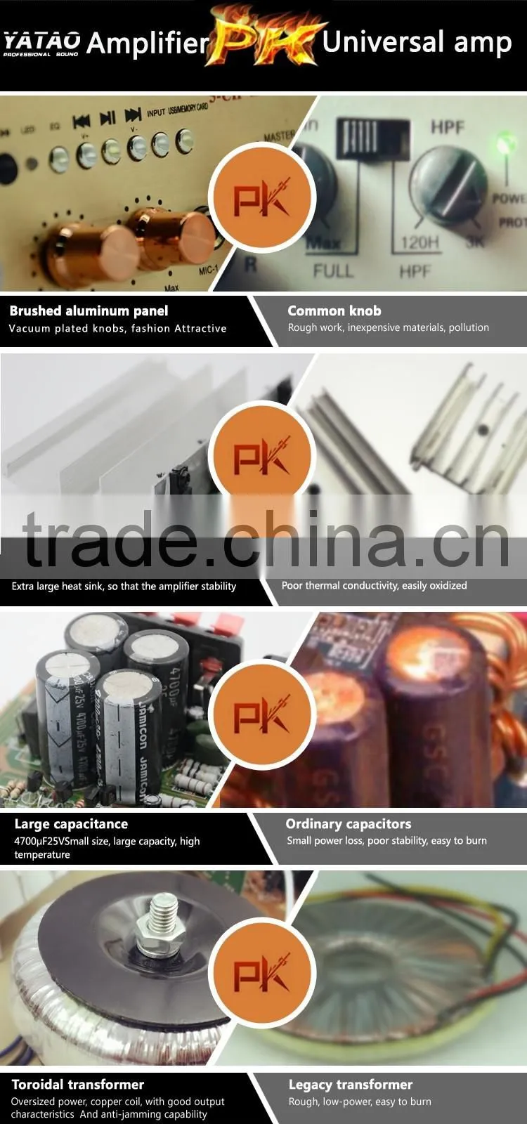 12v usb mp3 module amplifier YT-338 with Karaoke