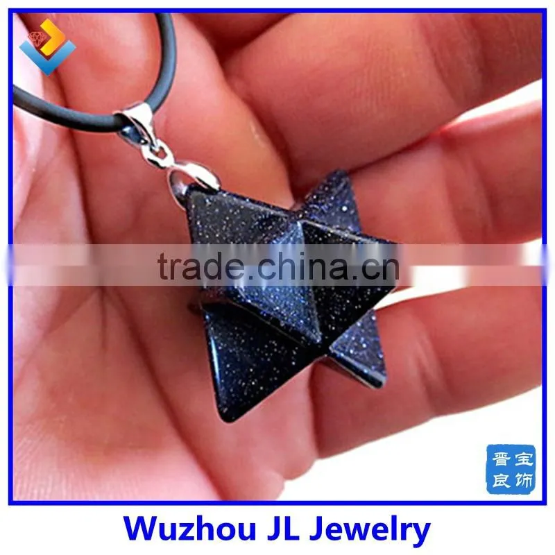 Wholesale Merkaba pendants&Quartz Crystal Merkaba merkaba point pendant Pendant for Unisex