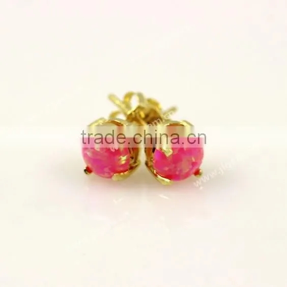 Good price opal necklace 925 sterling silver opal earring lovely and charm
