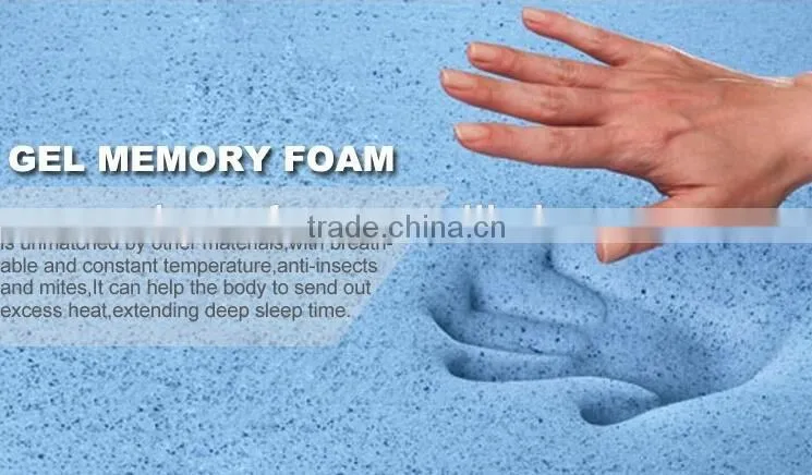 Super king home used cool gel memory foam mattress bed sets