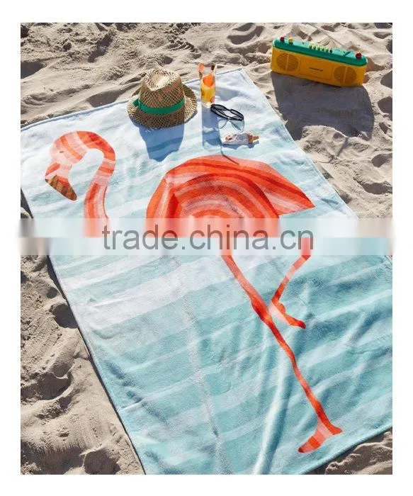 100% cotton cheap wholesale double size beach towel
