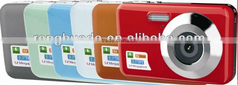 New fashion Digital Camera 12MP ,2.7 inch TFT LCD display,Face Detection & Smile Capture