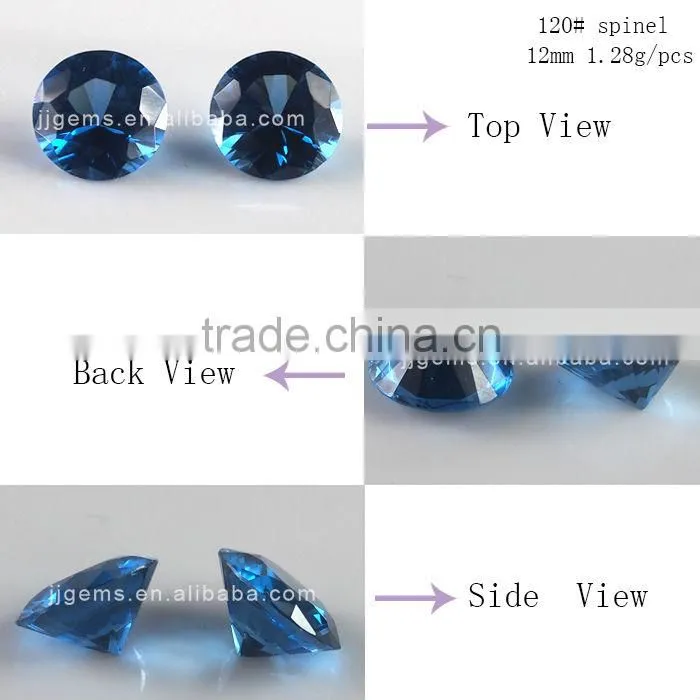 120# round shape spinel jewel stones