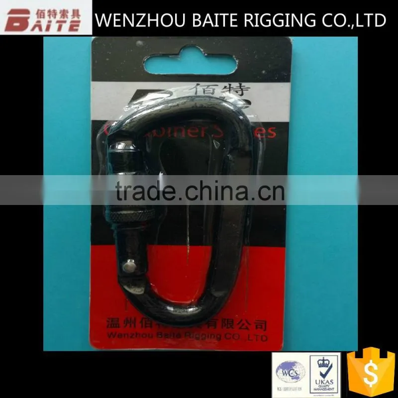 High Quality Metal SS304/316 Flat Spring Hook With Screw