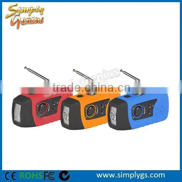 (FBA) OEM hand crank fm radio, hand crank dynamo radio, N29FM solar radio fm