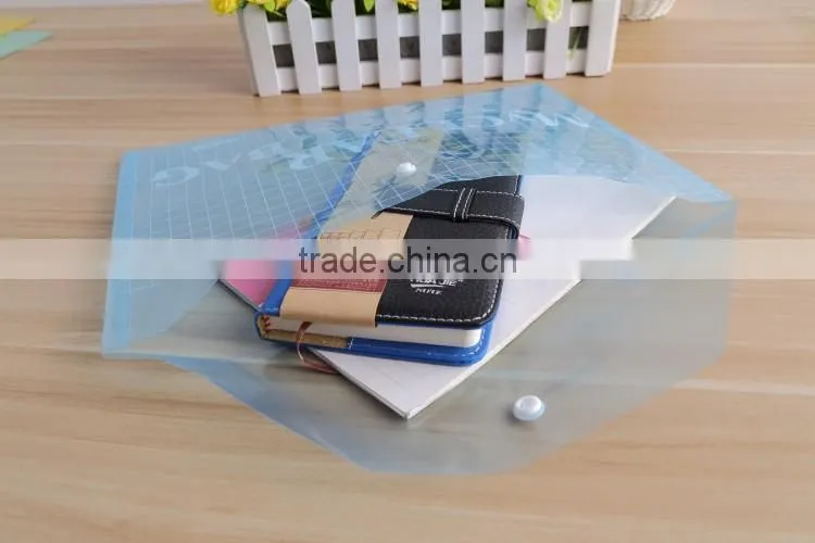 Business file collection document presentation A4 FC size PP plastic my clear bag