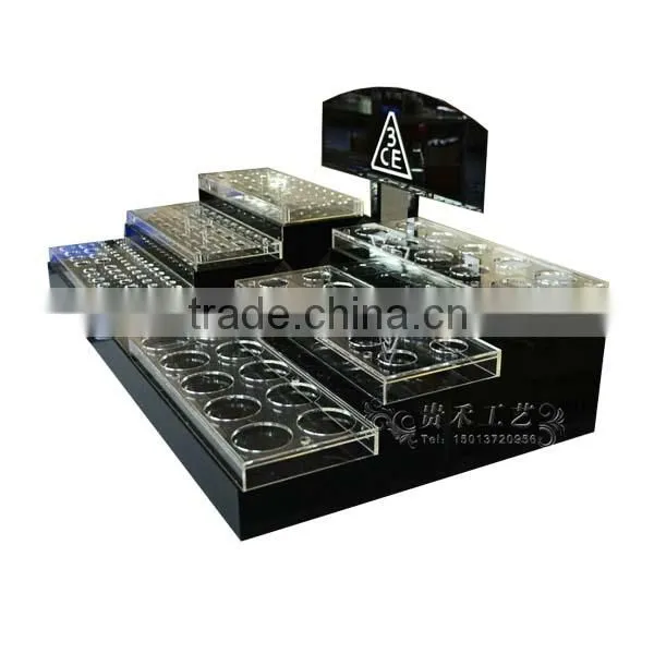 famous cosmetic display stand,3ce acrylic makeup organizer