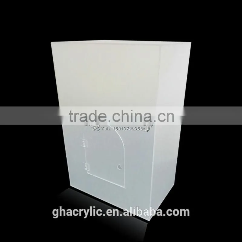 GH-RJ009 Newest design abrazine Acrylic Donation Box ,Acrylic Donation Box