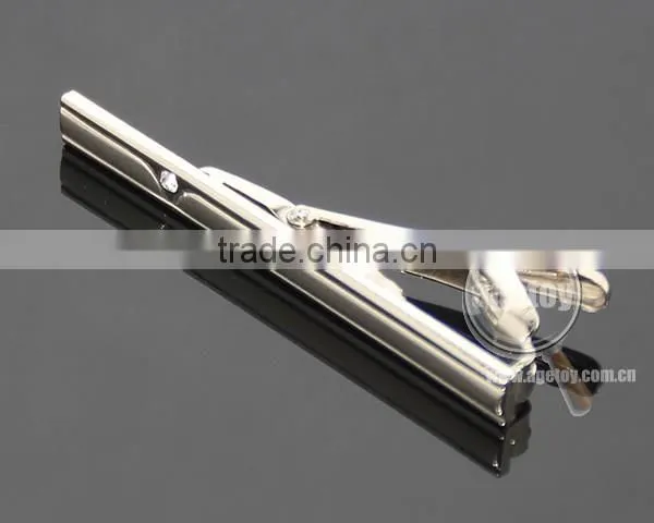 Men Style Multi Hundred Styles Simple Necktie Tie Clip Bar Pin Practical Blank Silver Metal Tie Bar Clips