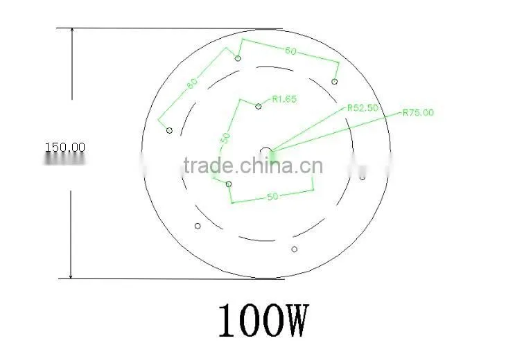 80W 90W 100W 220-240VAC dimmable DOB led light engine