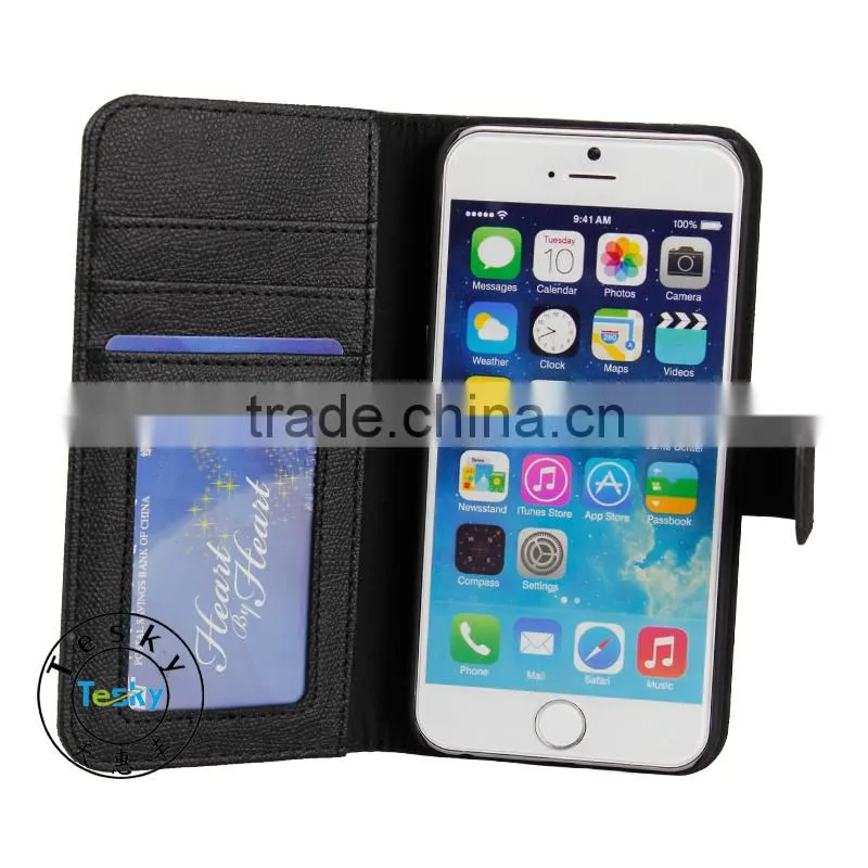 fancy pu leather cover case for iphone 6 plus case