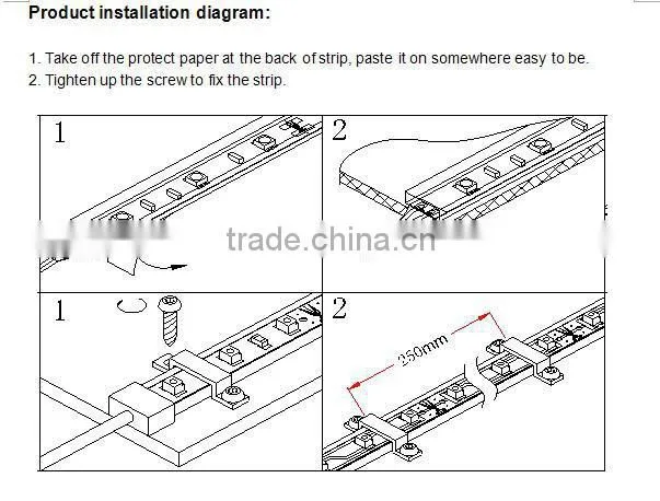 2015 manufacture smd led strip 5050 RGB 60LEDS/M 5M/Roll with PU IP68 high quality data sheet
