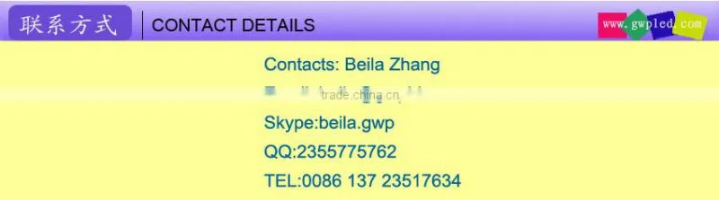 LED tracking lighting 12w 60 beam angle
