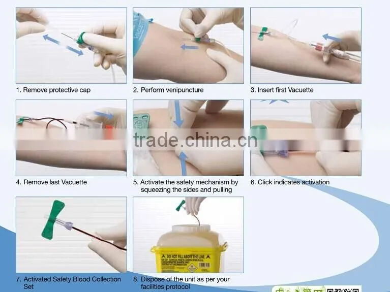 vacuum blood collection tube/glucose tube