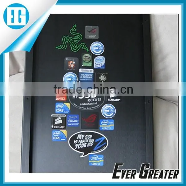 custom furniture label, aluminum sticker emblems 3M tape metal sticker custom metal logo stickers