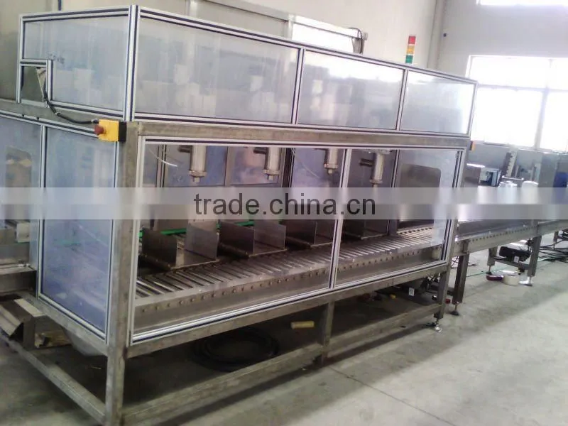 GFE-5 Automatic Five Heads 18l motor oil Weighing Filling and capping machine(weighing filling line)