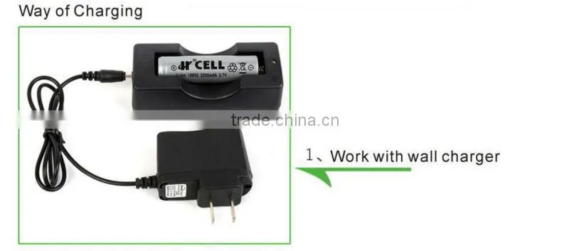 Goread black plastic 18650 battery holder