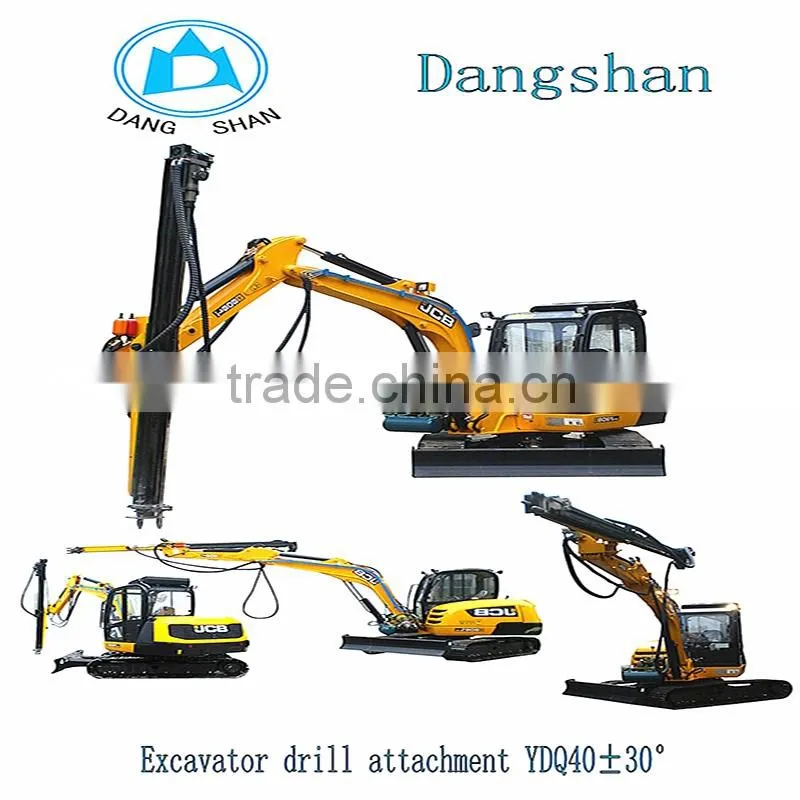 Excavator Drill Attachment