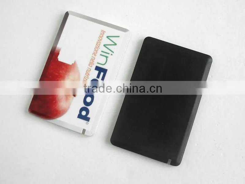 slim card shape usb flash drive with leather case