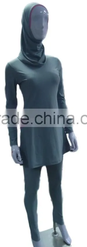 open hot sexy girl photo muslim women swimwear waterproof