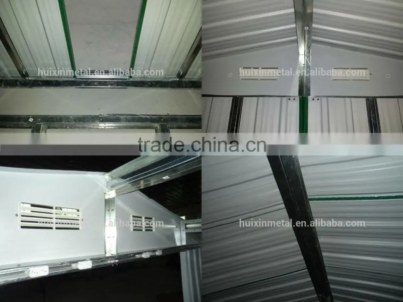 High quality metal garden tool boxes storage sheds for sale