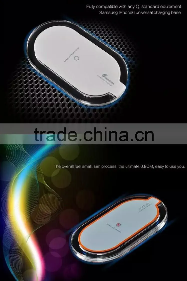 3 coils qi wireless charger pad for iPhone 6 6s with wireless receiver