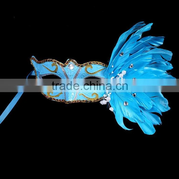 Hot sell carnival masks paty masks feather mask