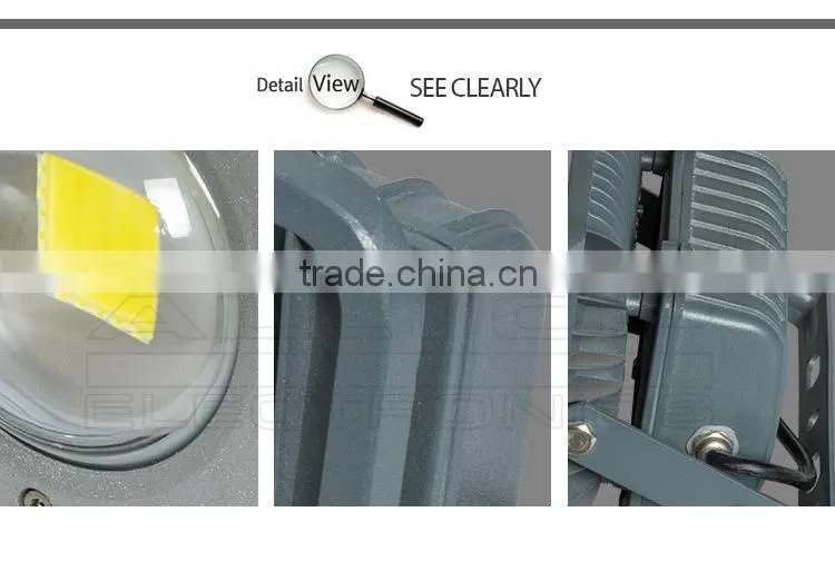 High lumen waterproof cob led 30w warm flood light