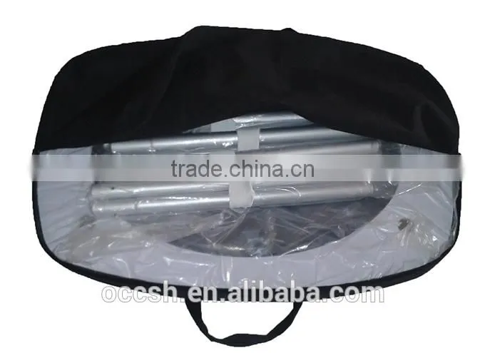Tension Fabric Promotion Desk Display Table Acrylic Show Shelves