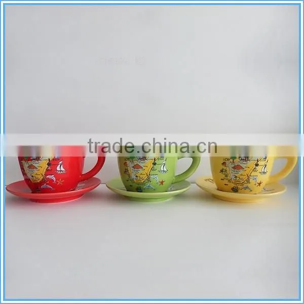 tourist souvenir small ceramic coffee mug