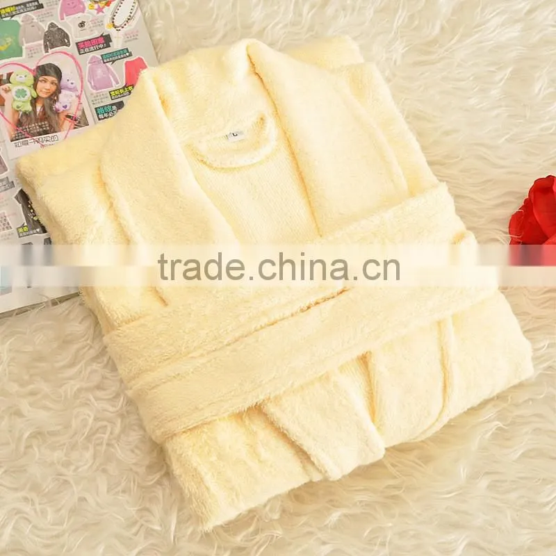 high quality terry soft bathrobes unisex nightgowns bathrobes bamboo fiber
