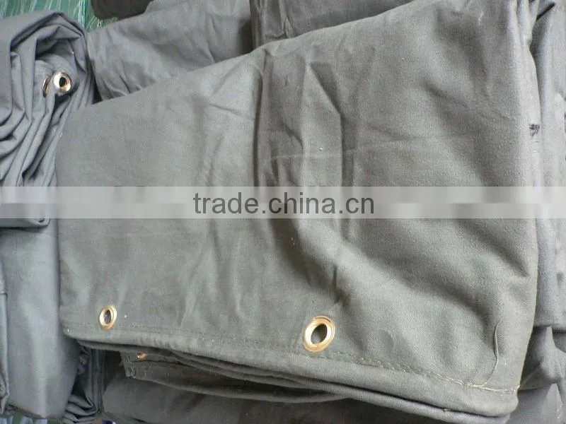 Fire Retardant Waterproof 100% Cotton Canvas Tarpaulin