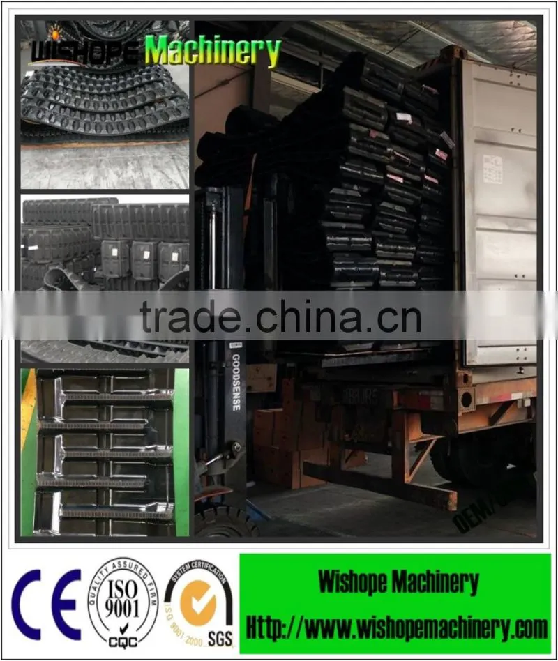 The rubber crawler for kubota harvester spares