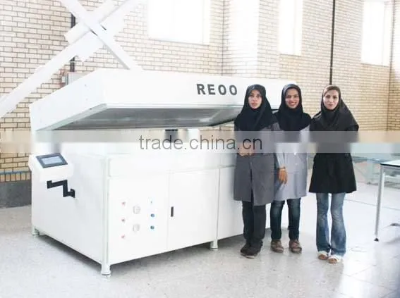 REOO semi automatic solar panel laminator for PV module laminating solidifying(PLC control, touch screen)