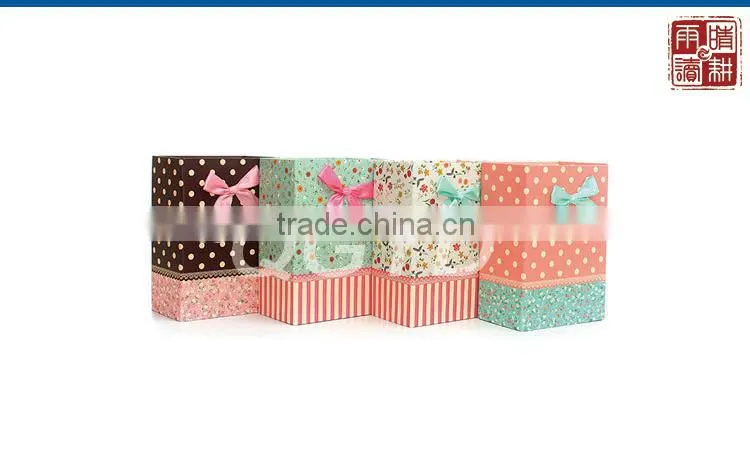 top grade quality rectangle folding paper box
