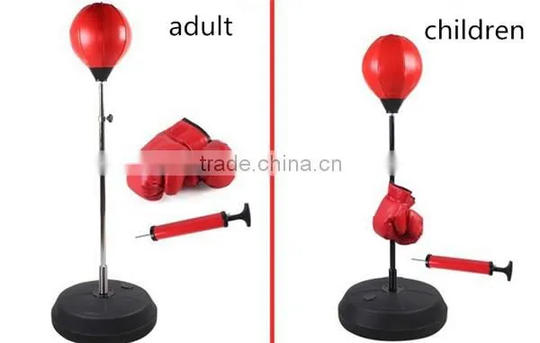 2015 Boxing stand sandbag Height adjustable PUNCH BAG SPEED BALL