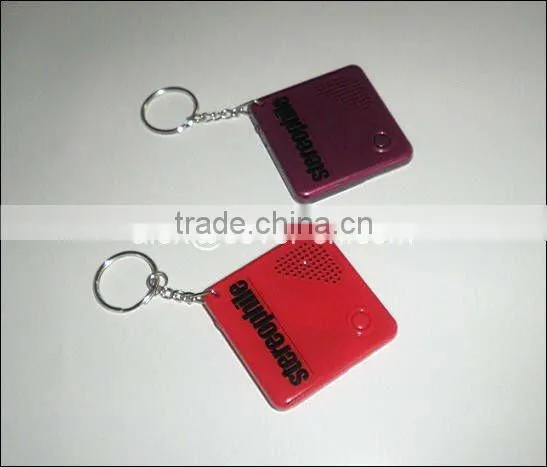 Music Voice KeyChains with custom voice for promotion gifts with4-color Logo Imprinting