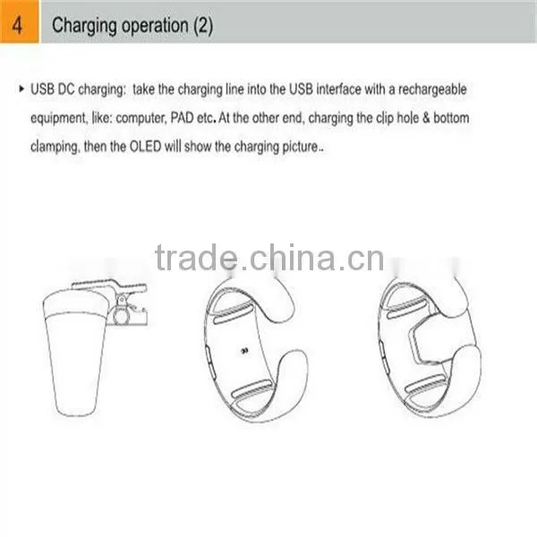 Fashionable Led Bluetooth Bracelet Bluetooth Watch with Caller ID/ Distance Vibration