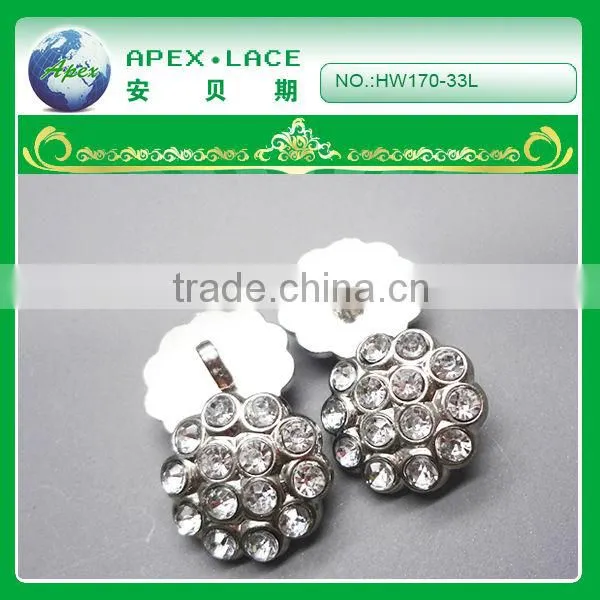 HW170 beaded fancy plastic buttons for children's clothing guangzhou