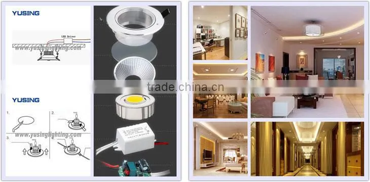 3 years warranty 3W dimmable high power led downlight price