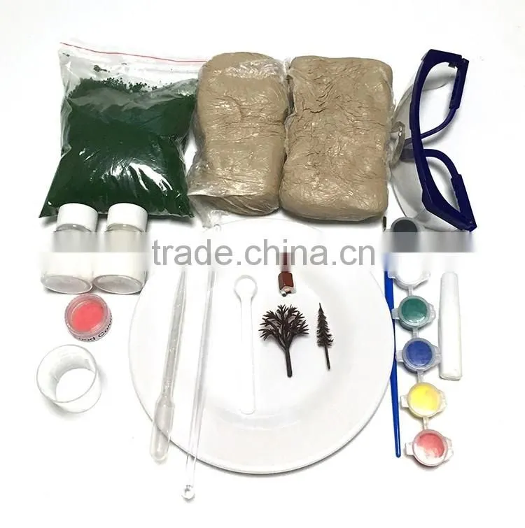 Ceramic Material Science Lesson Educational Toy DIY Volcano