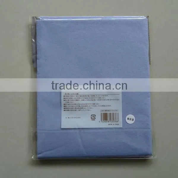 Needle punched nonwoven fabric magic cleaning cloth