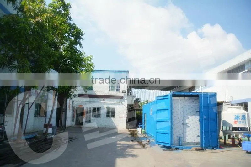 12 tons containerized ice machine for hot sale in Africa