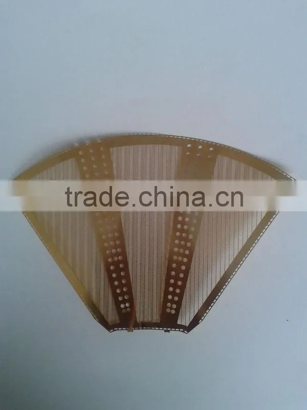 High quality gold-plated stainless steel etching sheet