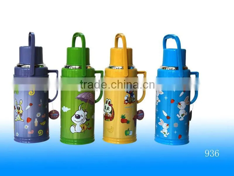 steel flask with button switch China Vacuum Flask of the glass refill