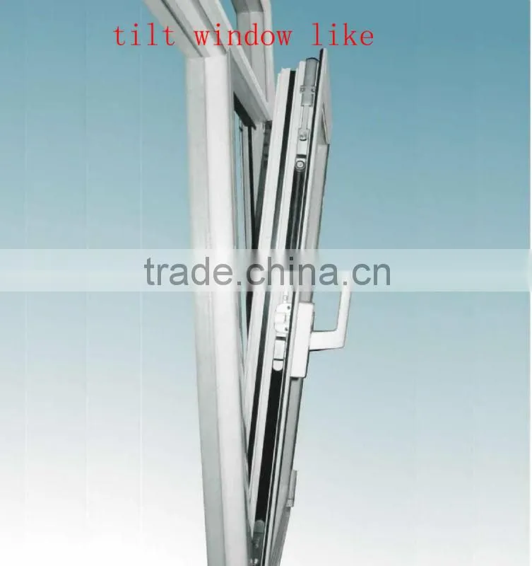 foshan wanjia pvc brown tilt windows and doors