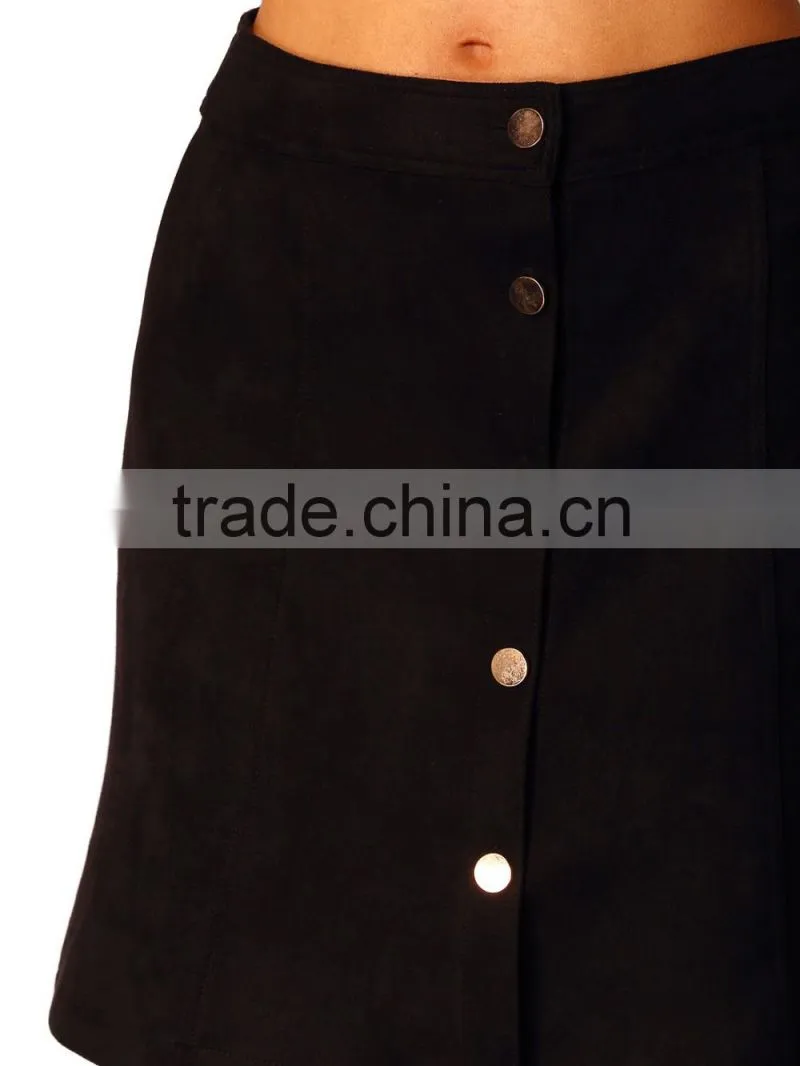suede ladies designer skirt suits