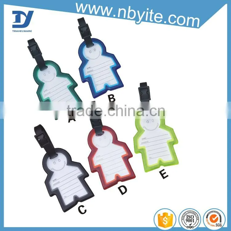 Hot sale ABS travel Luggage tags custom different shape luggage tag